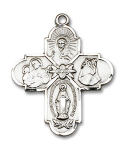 Sterling Silver 4-Way Pendant