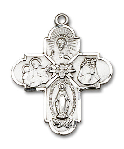 Sterling Silver 4-Way Pendant