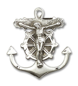 SS ANCHOR CRUCIFIX