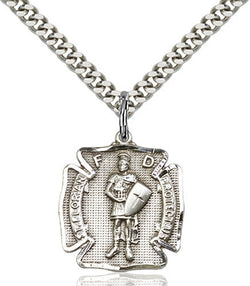 .925 SILVER SAINT FLORIAN MEDAL