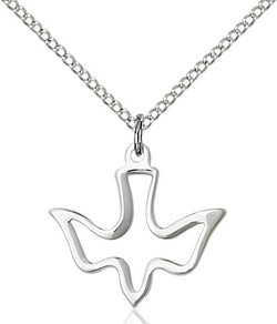 STERLING SILVER HOLY SPIRIT MEDAL