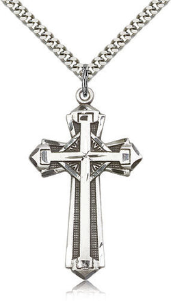 STERLING SILVER CROSS PENDANT