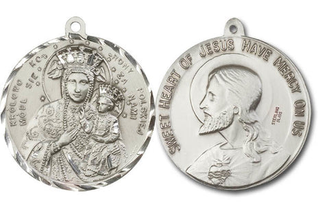 UNIQUE SILVER O.L. OF CZESTOCHOWA MEDAL