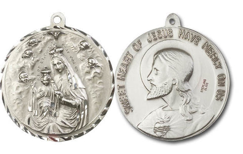 Unique Silver O.L. Of Mount Carmel Medal
