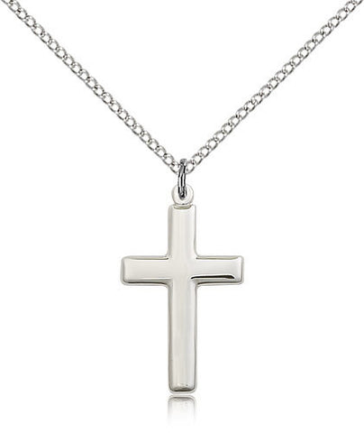 STERLING SILVER POLISHED CROSS