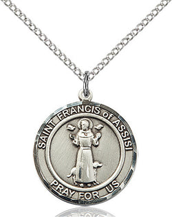 ROUND ST. FRANCIS OF ASSISI MEDAL