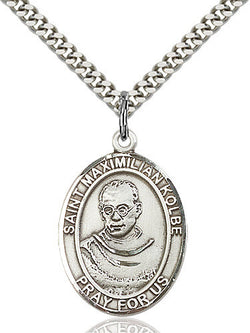 .925 SS ST MAXIMILIAN KOLBE MEDAL (OVAL)