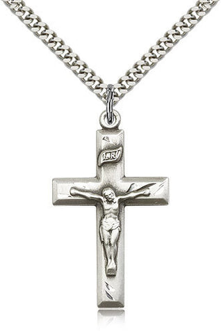 SS ENGRAVED CRUCIFIX