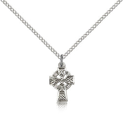 STERLING SILVER CELTIC CROSS SMALL