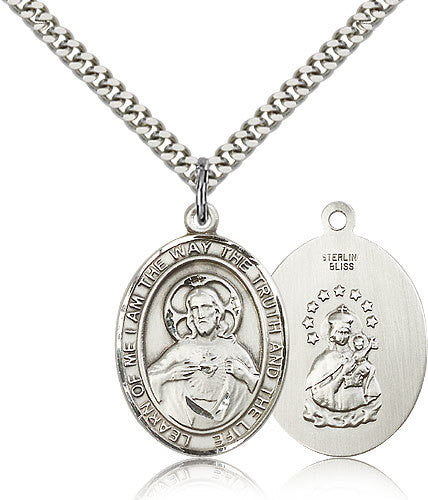 Silver 2025 scapular necklace