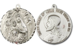 Unique Silver O.L. Of Mount Carmel Medal