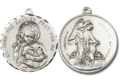 Unique Silver Saint John The Baptist Medal