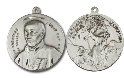 Unique Silver Saint Ignatius Medal