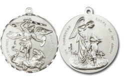 Unique Silver St Michael Medal