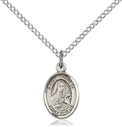 .925 SILVER ST THERESE PENDANT (OVAL)